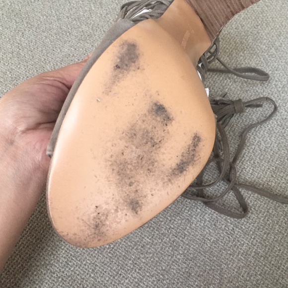 SALE banana republic  Ankle Strap peep toe booties - Picture 3 of 6